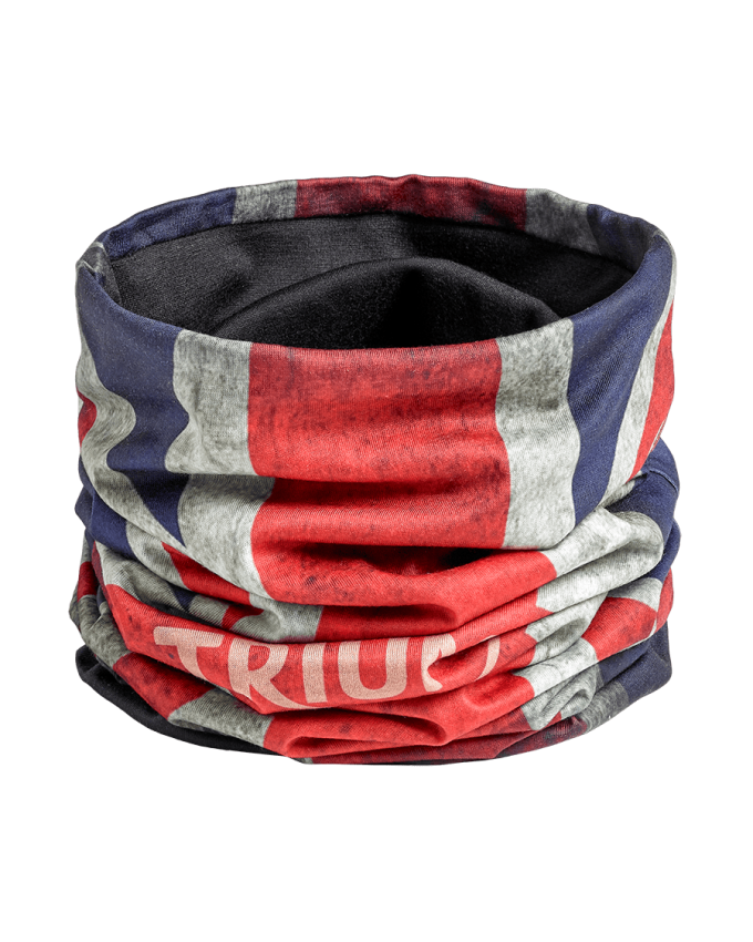 Patch Brodé Triumph Avec Union Jack Drapeau Noir - Motif UK, Tissu, Pour Veste, Sac, Customisation